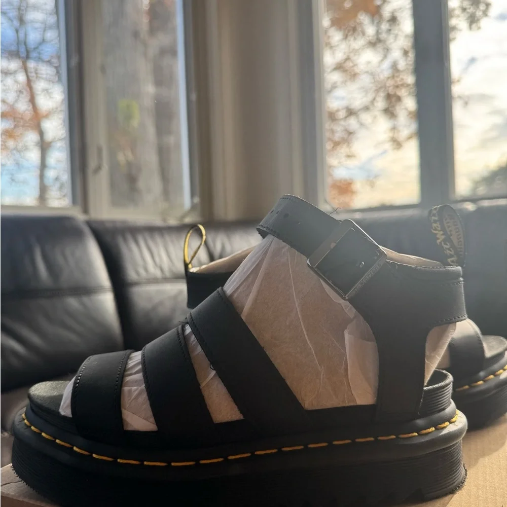 Dr. Martens Black Strappy Footwear - Picture 5 of 16